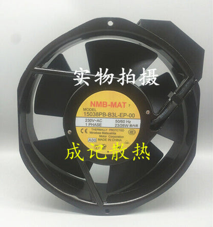new 1pcs NMB 15038PB-B2L-EP-00 AC220V metal cooling fan - NMB