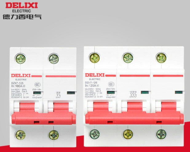 Delixi DZ47-125 DZ47125 Air-Switch Circuit Breaker Free Shipping #DEL