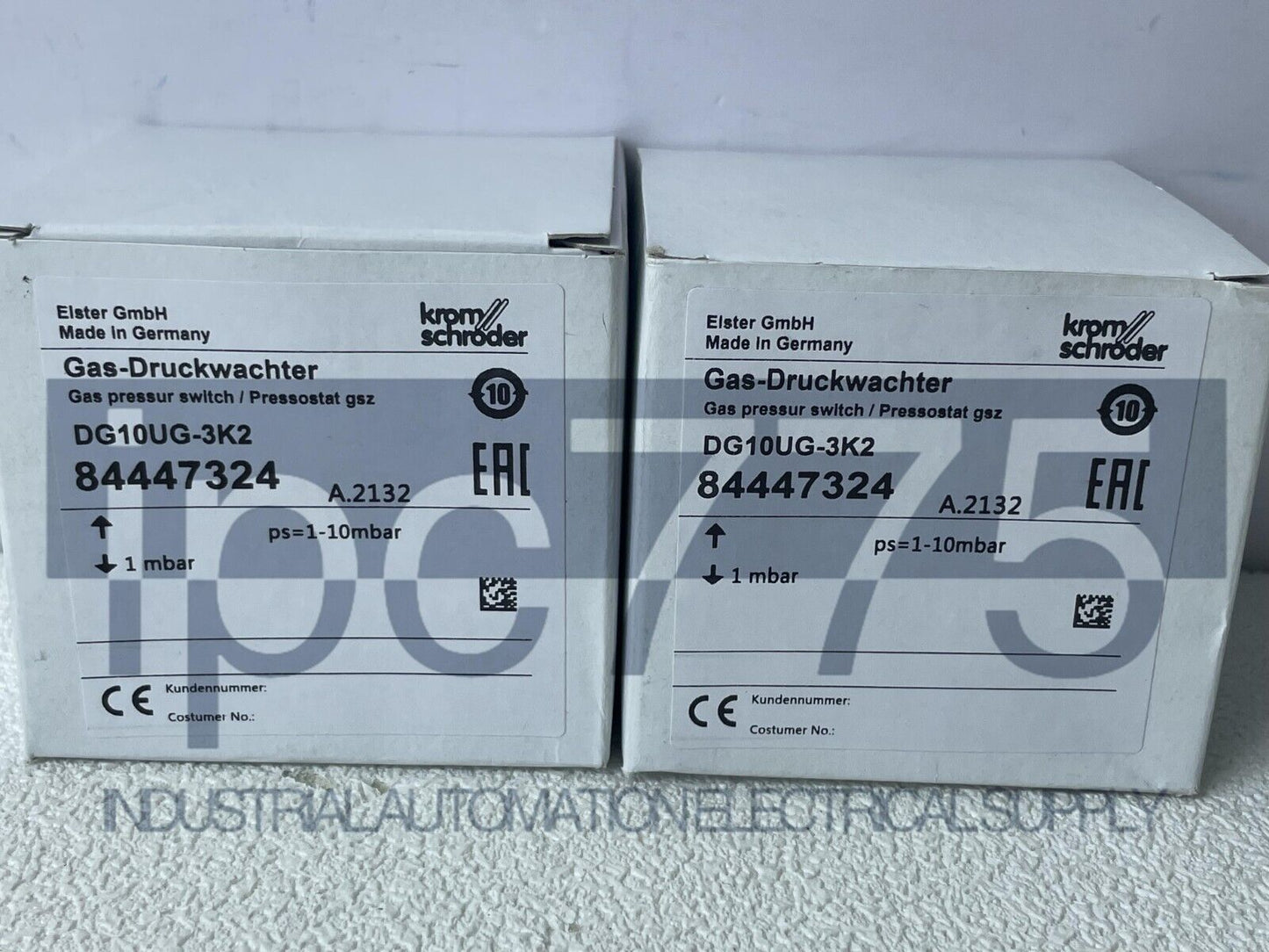 Krom Schroder Pressure Switch DG10UG-3K2 - KROM SCHRODER