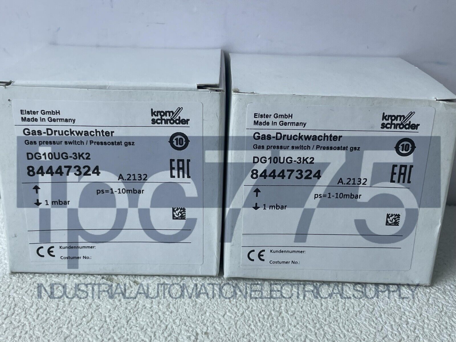 Krom Schroder Pressure Switch DG10UG-3K2 - KROM SCHRODER