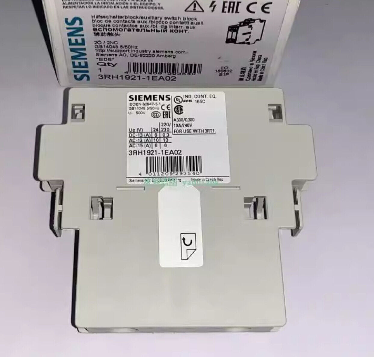 new SIEMENS Contactors Accessories Auxiliary Contacts 3RH1921-1EA20