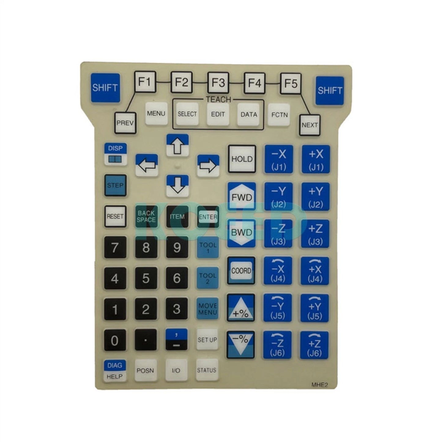MHE2/GNE2/SW1E2/AWE2 Membrane Film F Fanuc A05B-2490-C175 Teach Pendant Overlay