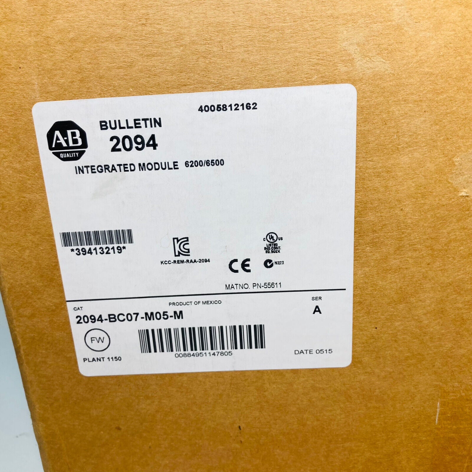 2094-BC07-M05-M Allen Bradley 1PCS - ALLEN BRADLEY