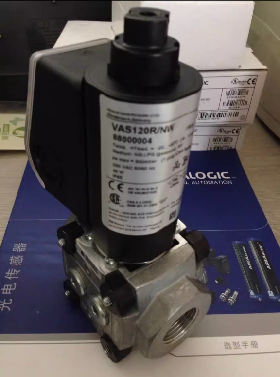 new 1PC Krom Schroder VAS120R/NW Solenoid Valve 230VAC In Box - KROM SCHRODER