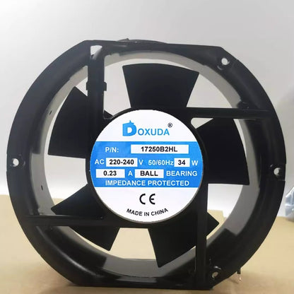 DOXUDA 17250B2HL 17251 AC220V-240V 0.23A 34W Inverter Cooling Fan
