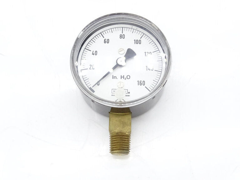 NOSHOK 25-200-160 GAUGE Pressure Sensor, Multi-Functional Industrial Gauge, Accurate Measurement for Various Media - NOSHOK