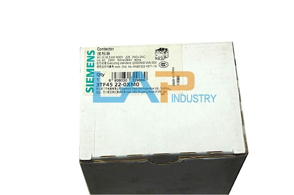 new 1PC FOR SIEMENS Contactor 3TF4522-0XM0 24VAC  IN BOX