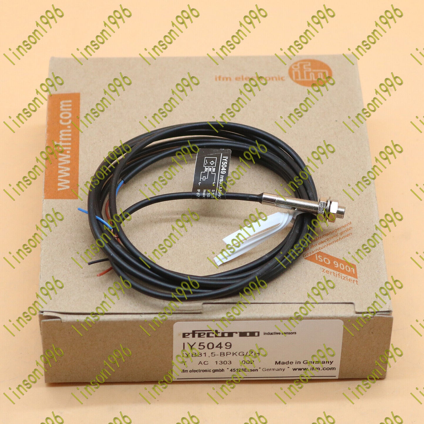 1PC Inductive Proximity Switch IY5049 Fast - IFM