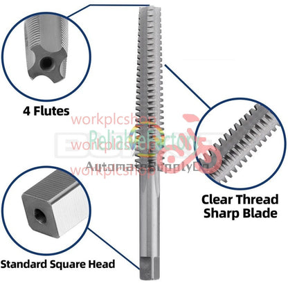 1PCS ACME 3/8"-8 Trapezoidal Tap Right Hand, HSS 3/8 x 8 Trapezoidal Thread Tap