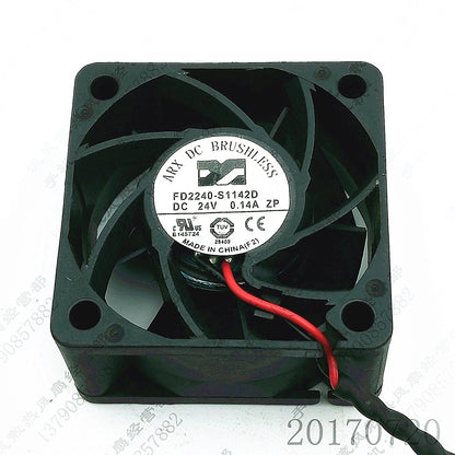 ARX FD2240S-1142D 4020 DC24V 0.14A 4CM 2-wire Inverter Cooling Fan