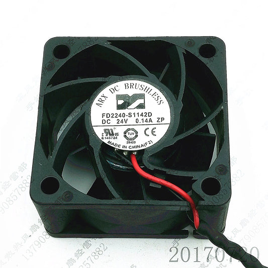 ARX FD2240S-1142D 4020 DC24V 0.14A 4CM 2-wire Inverter Cooling Fan