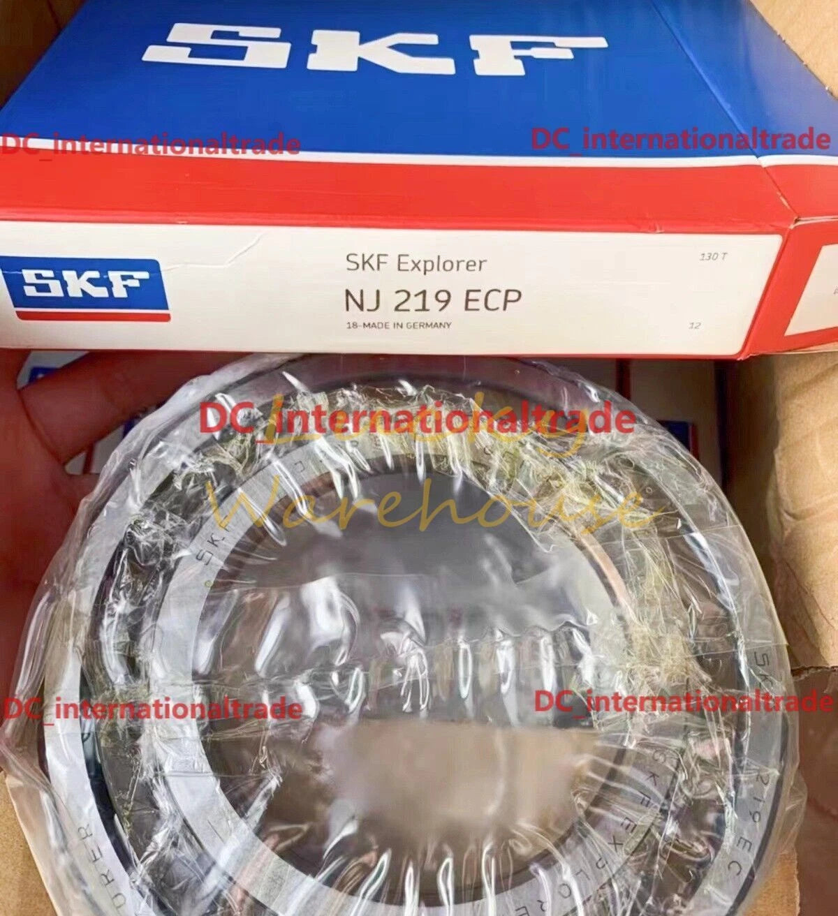 SKF NJ 219 ECP cylindrical roller bearing 1PCS #DC