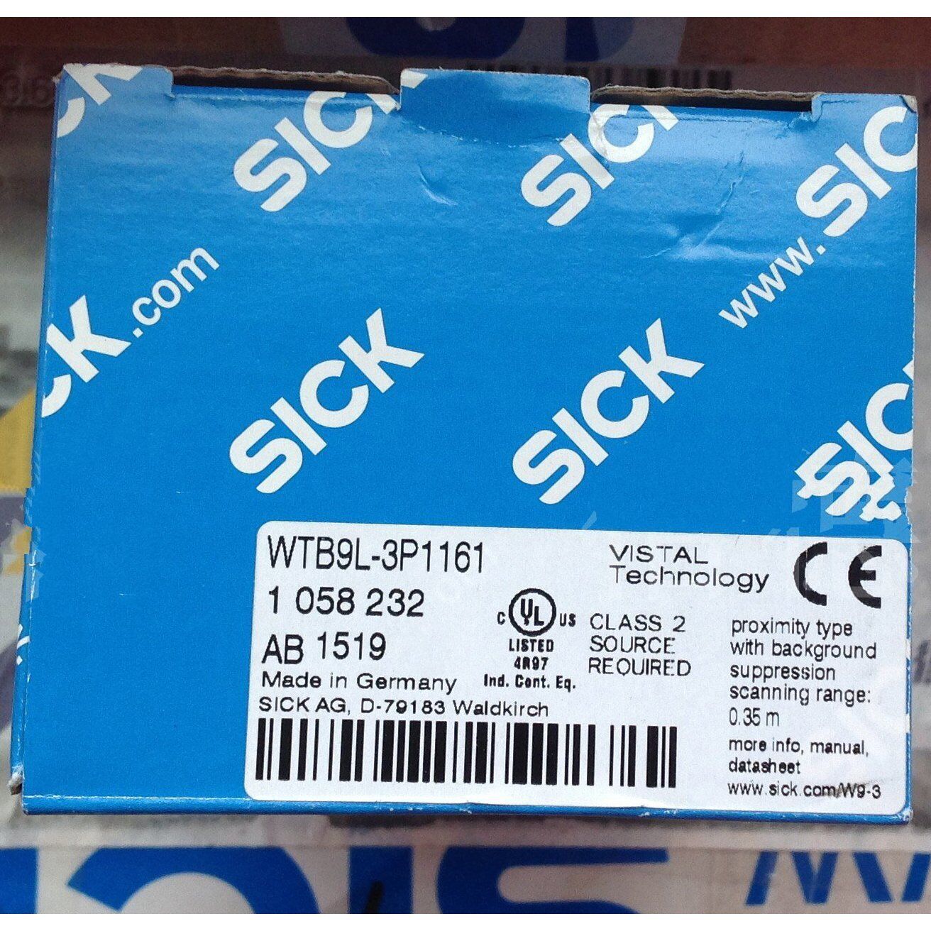 new 1 piece   sick WTB9L-3P1161 photoelectric sensor ship