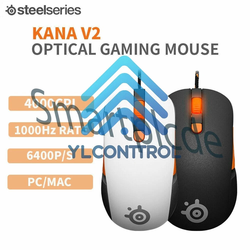 steelseries kana v2 ergonomic photoelectric wired gaming mouse cpi switch
