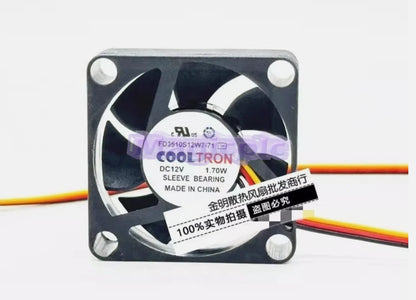1Pcs 3.5CM FD3510S12W7-71 12V 1.70W Cooling Fan