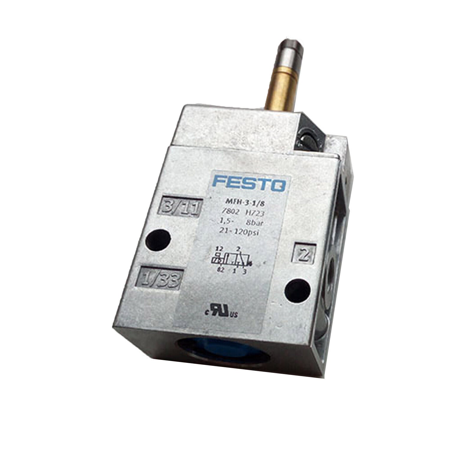 FESTO MFH-3-1/8 7802 PLC Solenoid Valve - FESTO
