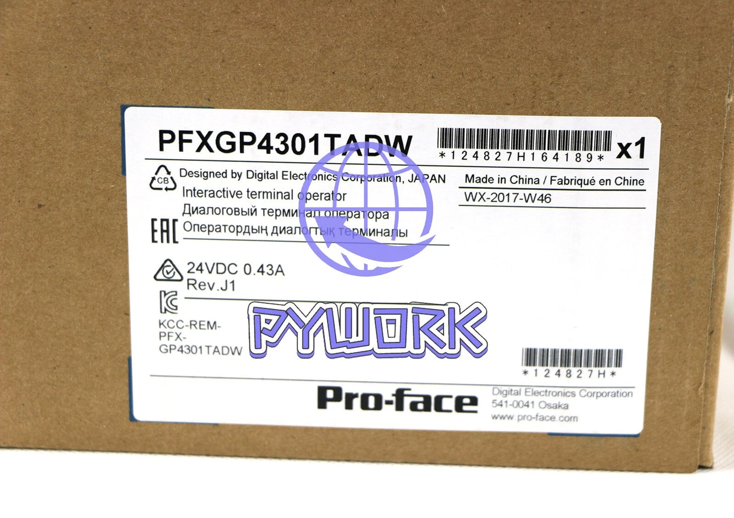 PFXGP4301TADW 1PCS Pro-Face Touch Screen HMI PROFACE PFXGP4301TADW
