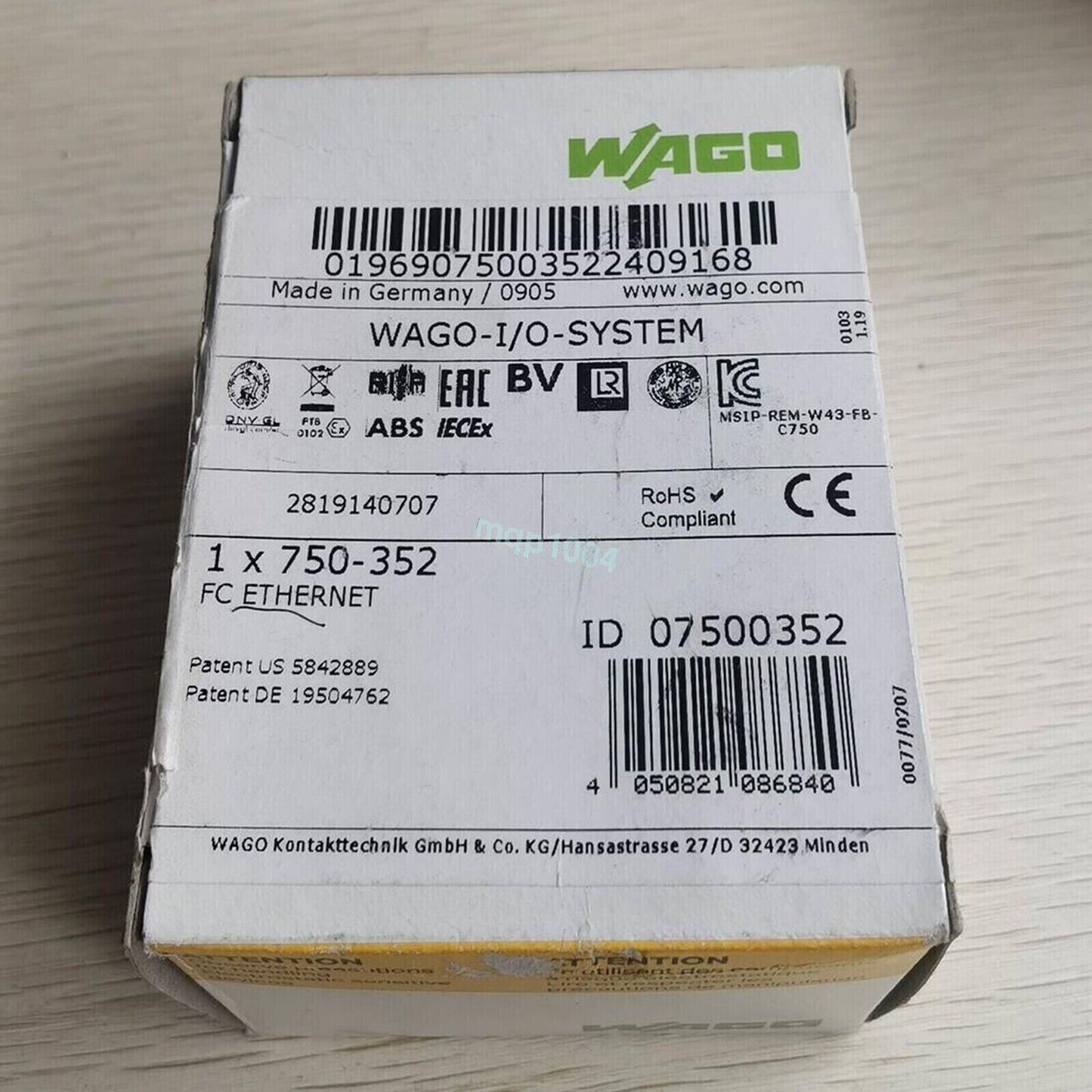 new WAGO 750-352 750352 PLC Module In Box ping - WAGO