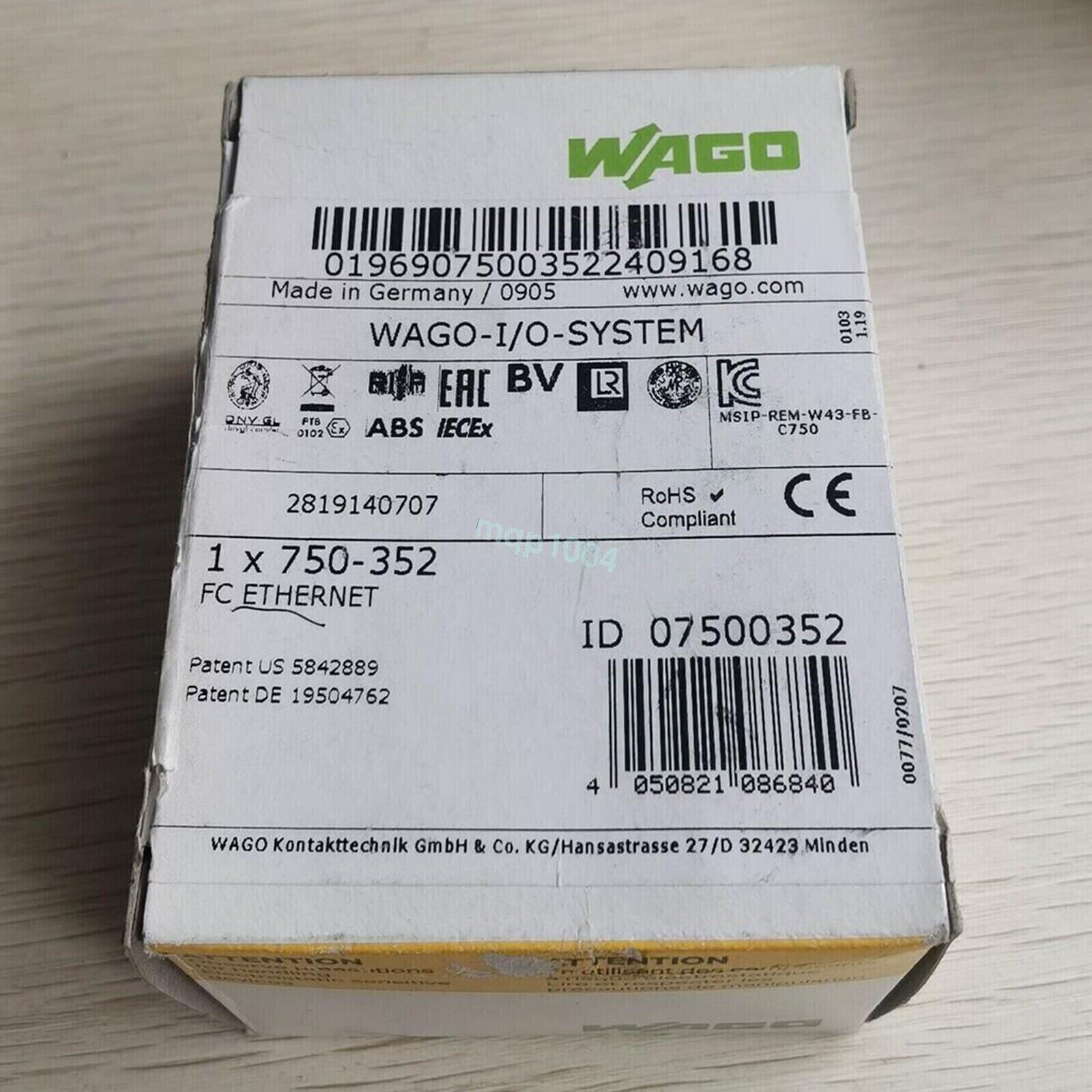 new  WAGO 750-352 750352 PLC Module In Box ping