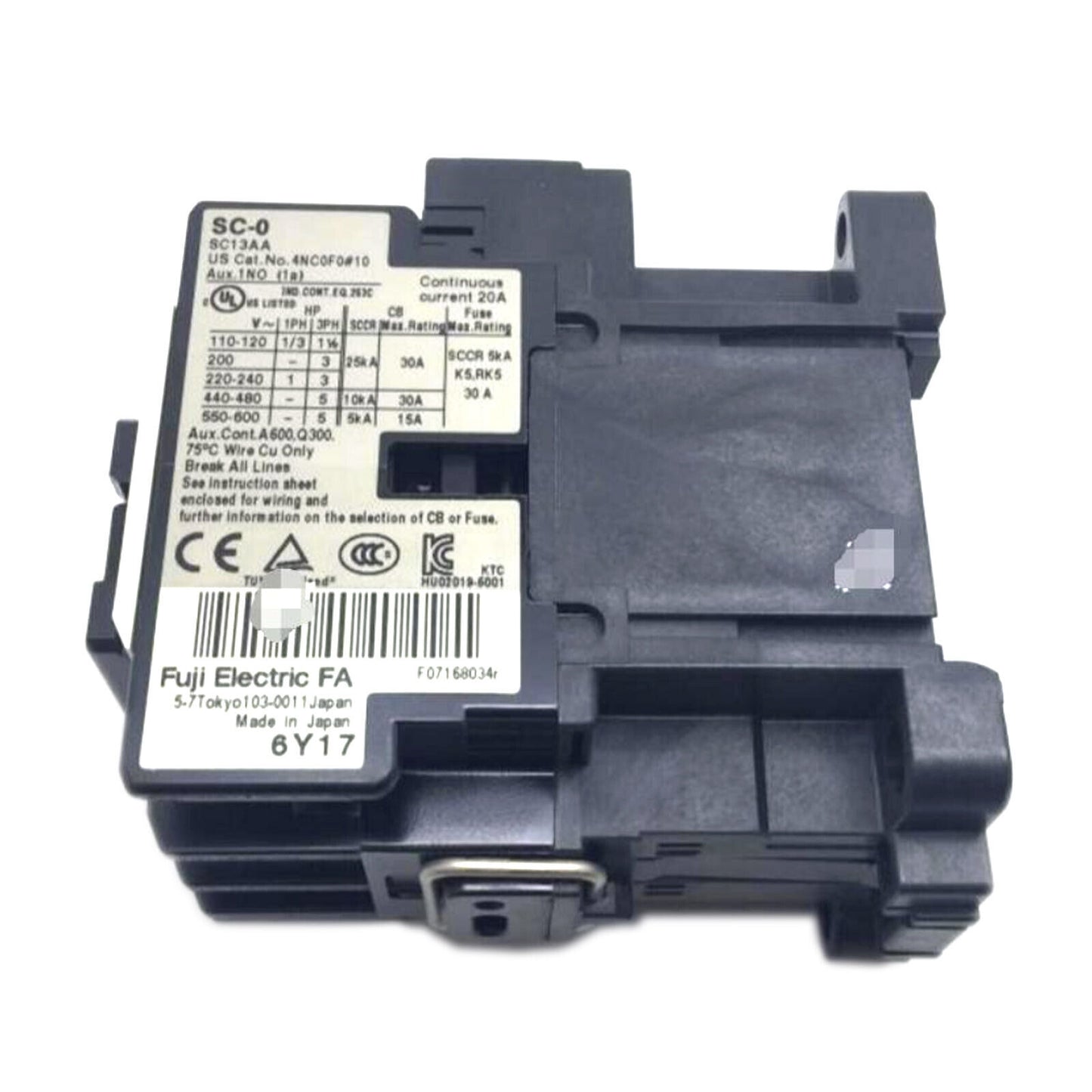 Fuji AC Contactor SC-0 AC220V - FUJI