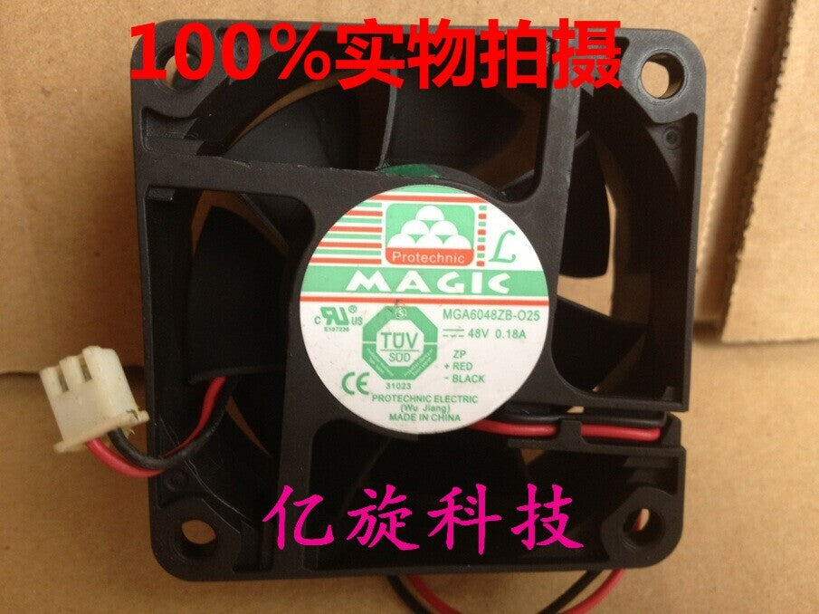 MACIC 6cm 6025 48V 0.18A MGA6048ZB-O25 Industrial Cooling Fan