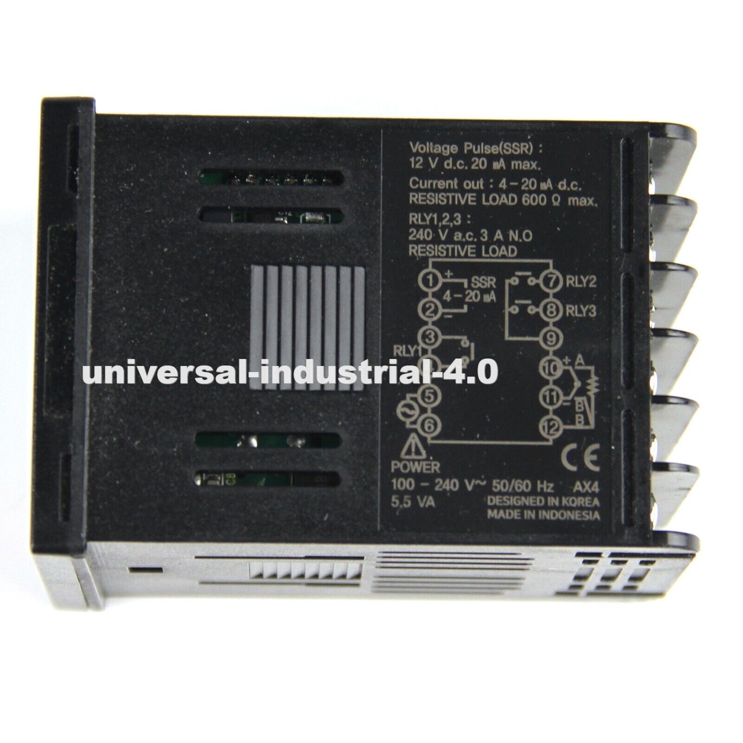 Hanyoung AX4-1A Temperature Controller with 1A Precision Thermometer and 4-Range Temperature Regulation - HANYOUNG