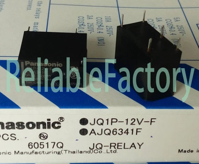 10pcs Panasonic JQ1P-12V-F JQ1P12VF AJQ6341F Relay 12V Free Shipping