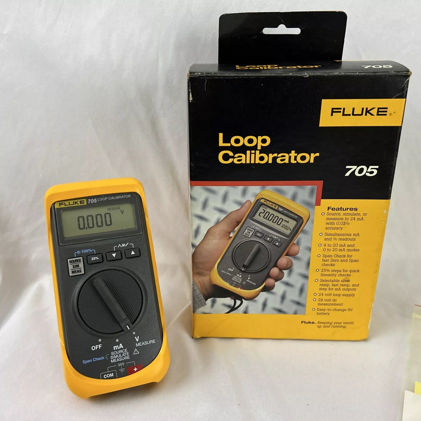 Fluke 705 Loop Calibrator - Source, Simulate & Measure - FLUKE