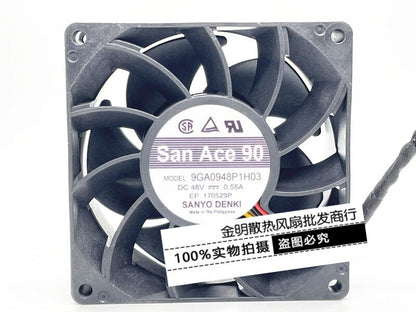 Sanyo 9038 9CM 9GA0948P1H03 48V 0.55A PWM cooling fan