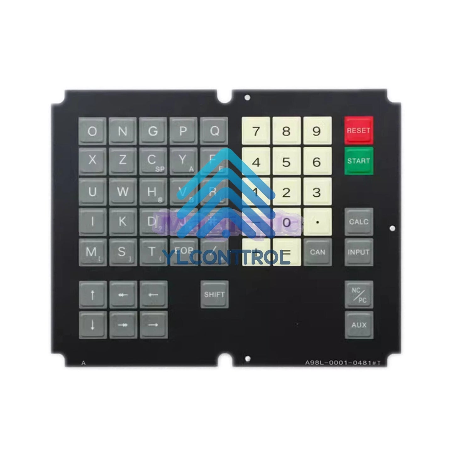 FANUC A98L-0001-0481#M#T Membrane Keysheet Keypad