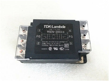 new 1pcs TDK-Lambda EMC Power Filter RSEN-2003D 3A 250V Single Phase Rail - TDK-LAMBDA