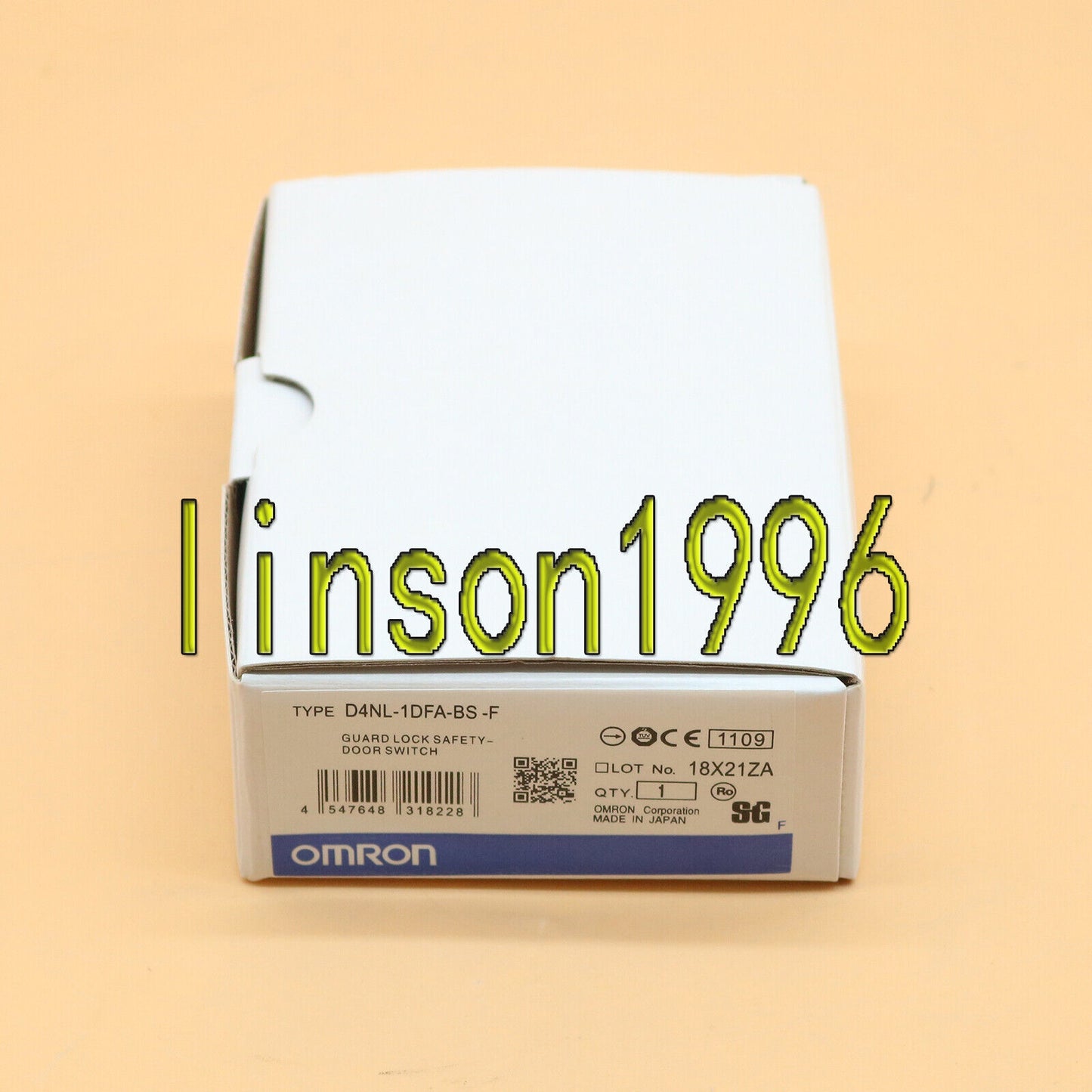 Omron Safety Door Switches D4NL-1DFA-BS-F - OMRON