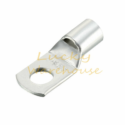 50Pcs SC35-8 Non-Insulated U-Type Copper Crimp Terminals 8.4mm Wire Connector #