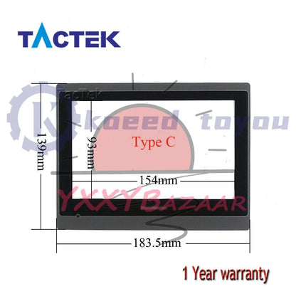 Touch Screen for PanelMaster PT070-WST2B-F1R1 Touchpad Glass + Film Overlay