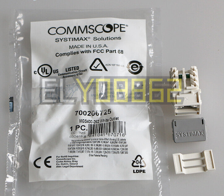 200pc six types of network information module RJ45CAT6 MGS400-262
