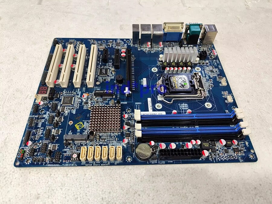 used Q87AX industrial motherboard FI-Q87AX-SNX06/1 with beautiful color