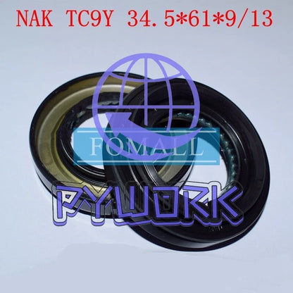 QTY:1 For NAK skeleton oil seal TC9Y 34.5*61*9/13