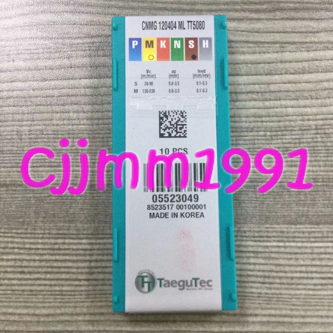 new 10PCS/box   Taegutec CNC blade CNMG120404ML TT5080