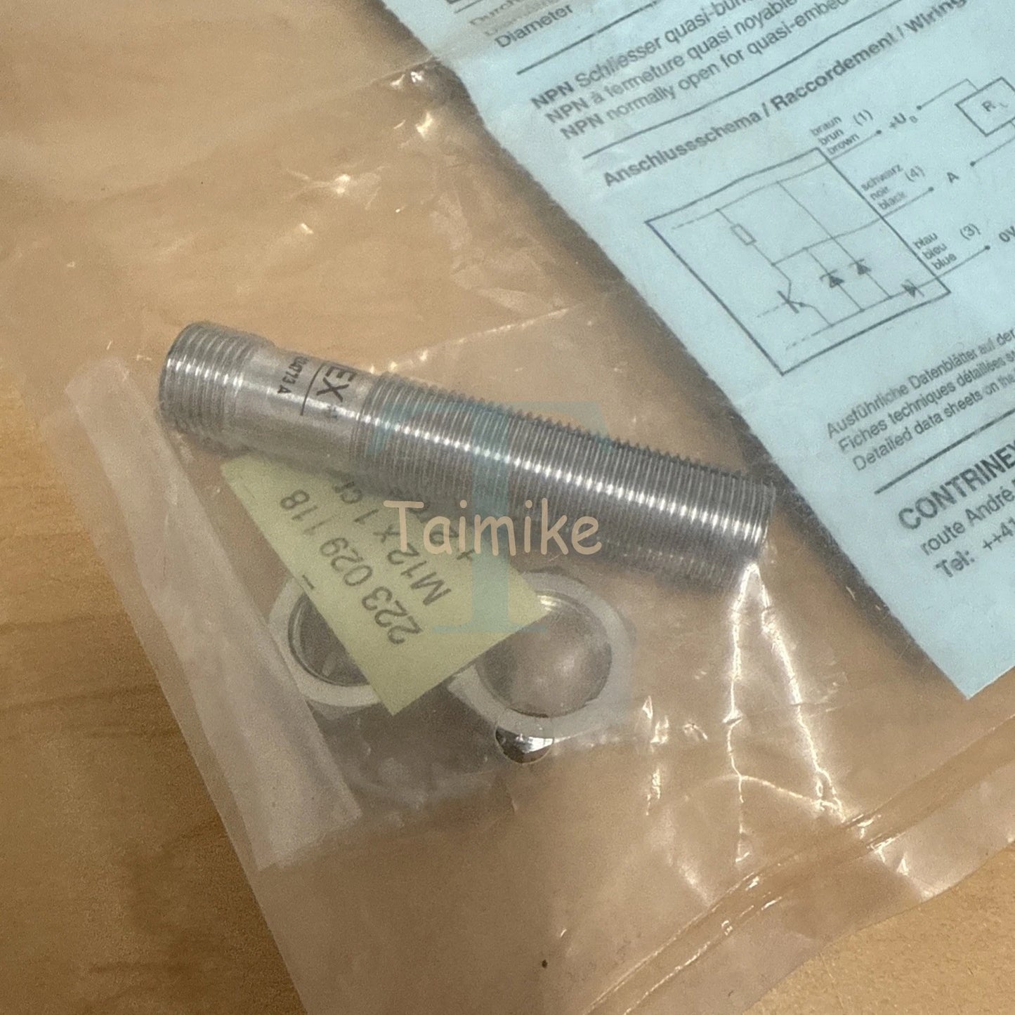 Contrinex DW-AS-521-M12 Inductive Proximity Switch Sensor 8mm Operating Distance