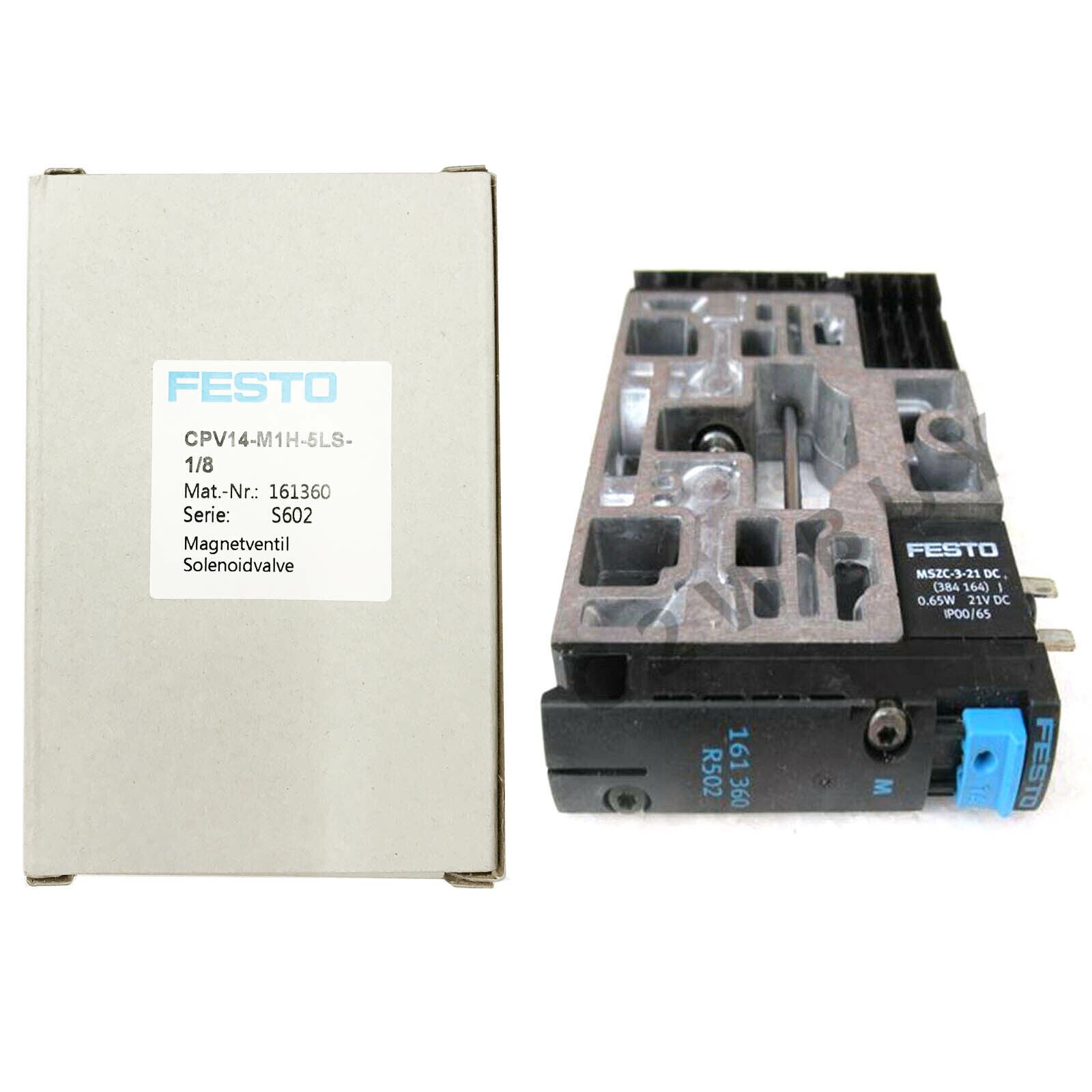 FESTO CPV14-M1H-5LS-1/8 161360 Solenoid Valve FESTO