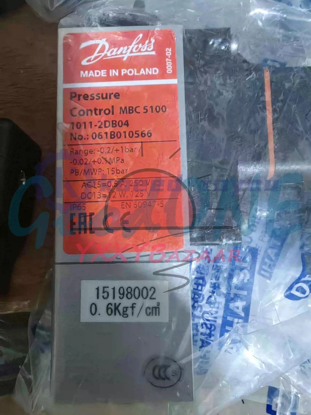 1Pcs Danfoss MBC5100 Pressure Switch 061B010566