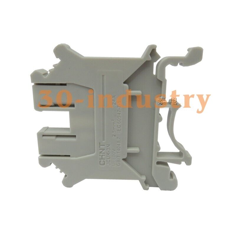 100PCS Box CHNT JCUK-3N Combination Rail Type Terminal Blocks - CHNT