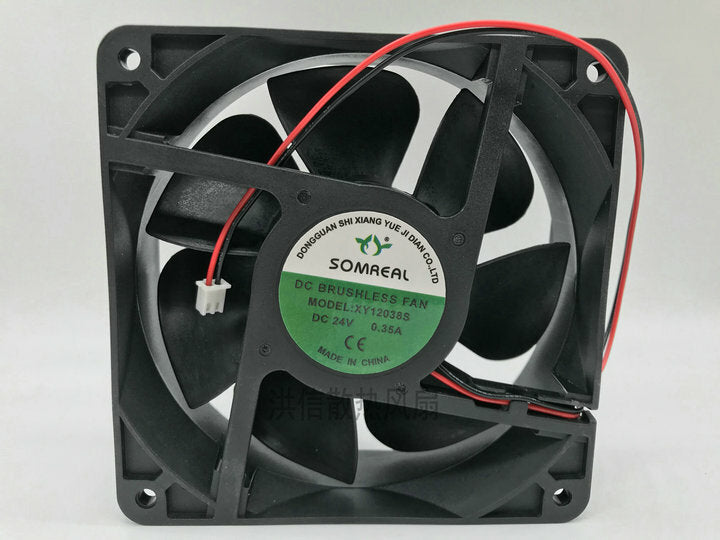 SOMREAL XY12038S DC22V 24V 0.35A 12CM cooling fan