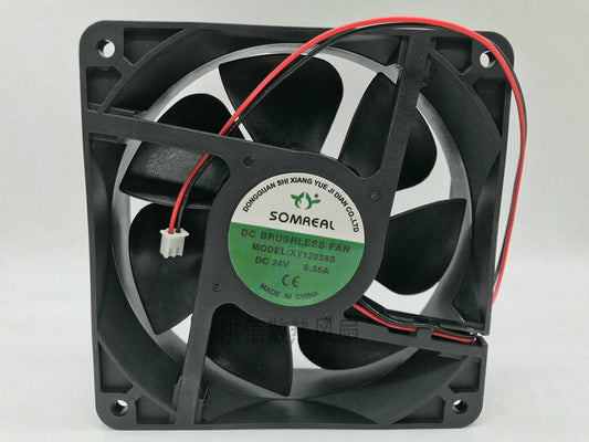 SOMREAL XY12038S DC22V 24V 0.35A 12CM cooling fan