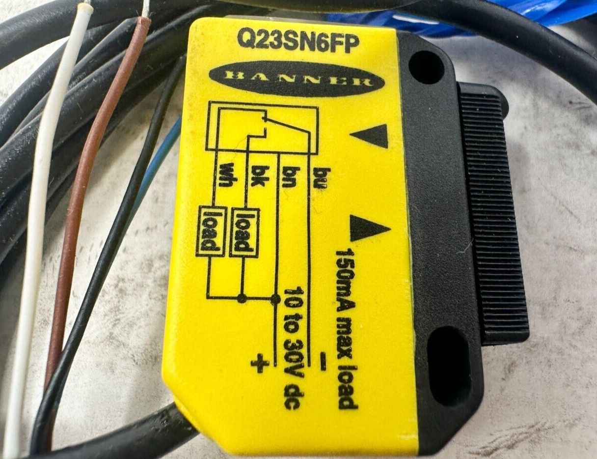 new Banner Q23SN6FP Sensor *No Mounting Hadware*