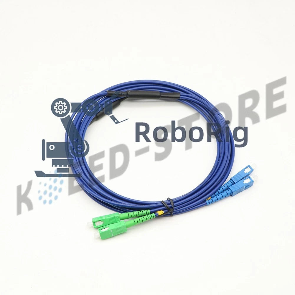 Armored Cable SC/UPC-SC/APC Single-Mode 9/125 Duplex Fiber Optic Patch Cord 5M