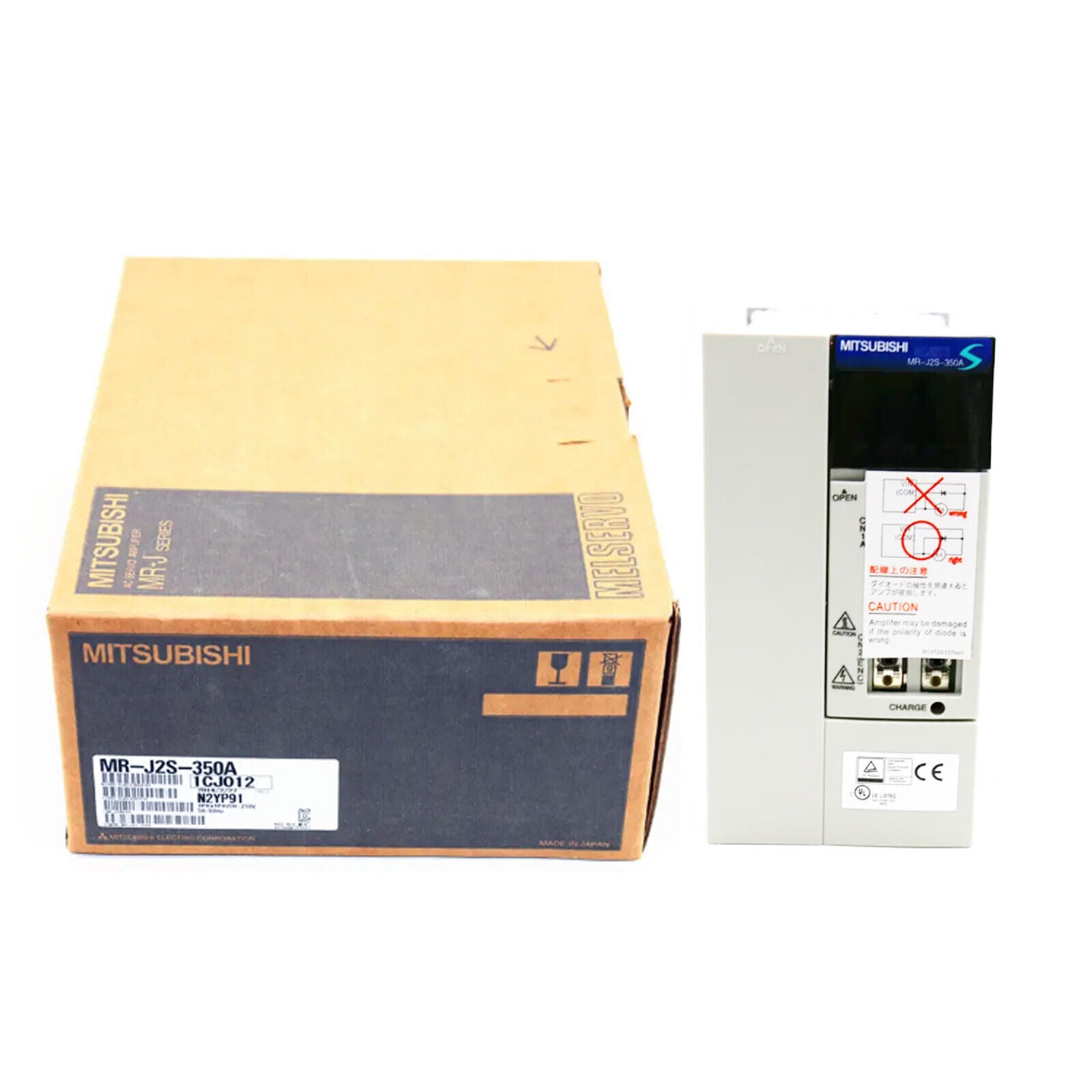 Mitsubishi Melsec MR-J2S-350A 3PH AC Servo Amplifier Drive Motor 16AMP - MITSUBISHI