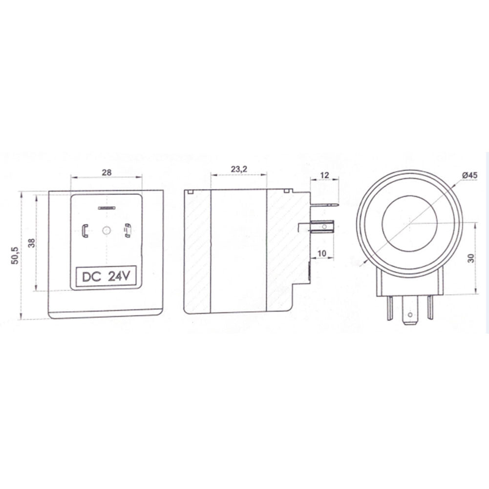 Solenoid Valve Coil MFB12-37YC MFZ12-37YC AC220V/110V DC24V/12V/72V/48V/60V 30W
