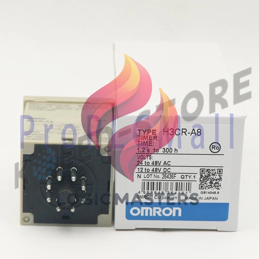 1x Omron H3CR-A8 H3CRA8 24-48VAC 12-48VDC Timer