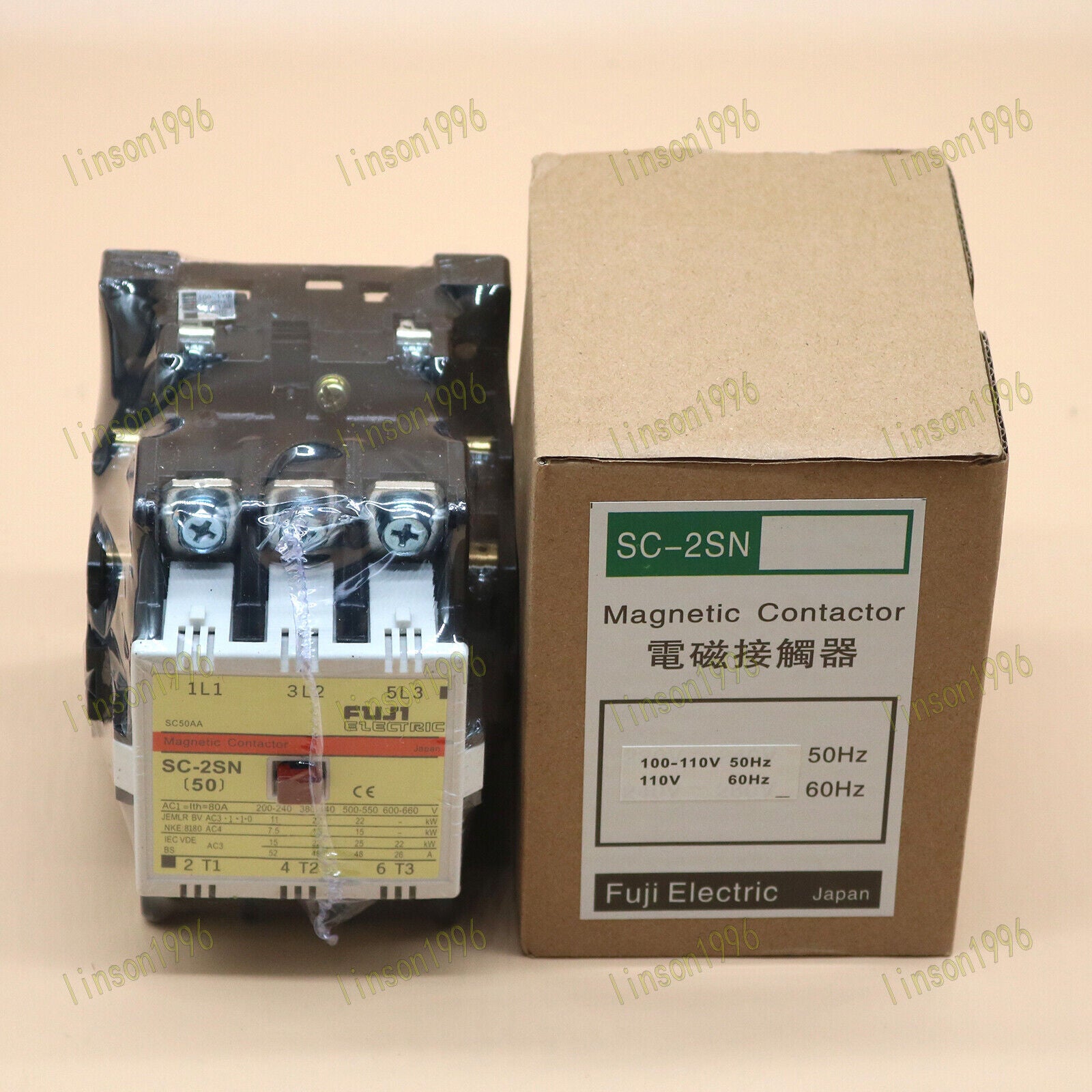 ONE FUJI AC Contactor SC-2SN 110V 1Yr Box - FUJI